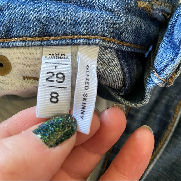 LOFT Petite Relaxed Skinny Jeans - Picture 5 of 7